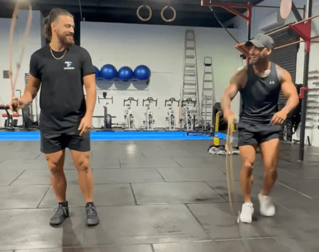 Muscle Bro Having A Flow